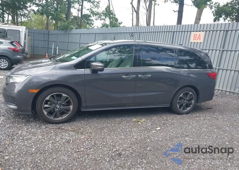 2023 Honda Odyssey Elite from USA, damaged, VIN 5FNRL6H9XPB070220